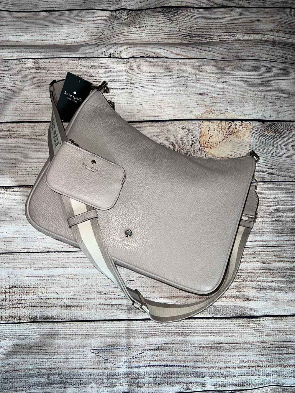 kate spade Emma Pebbled Leather Large Crossbody - Picture 9 of 10